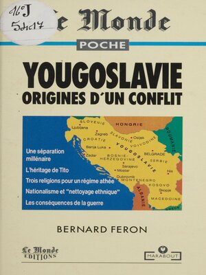 cover image of Yougoslavie, origines d'un conflit